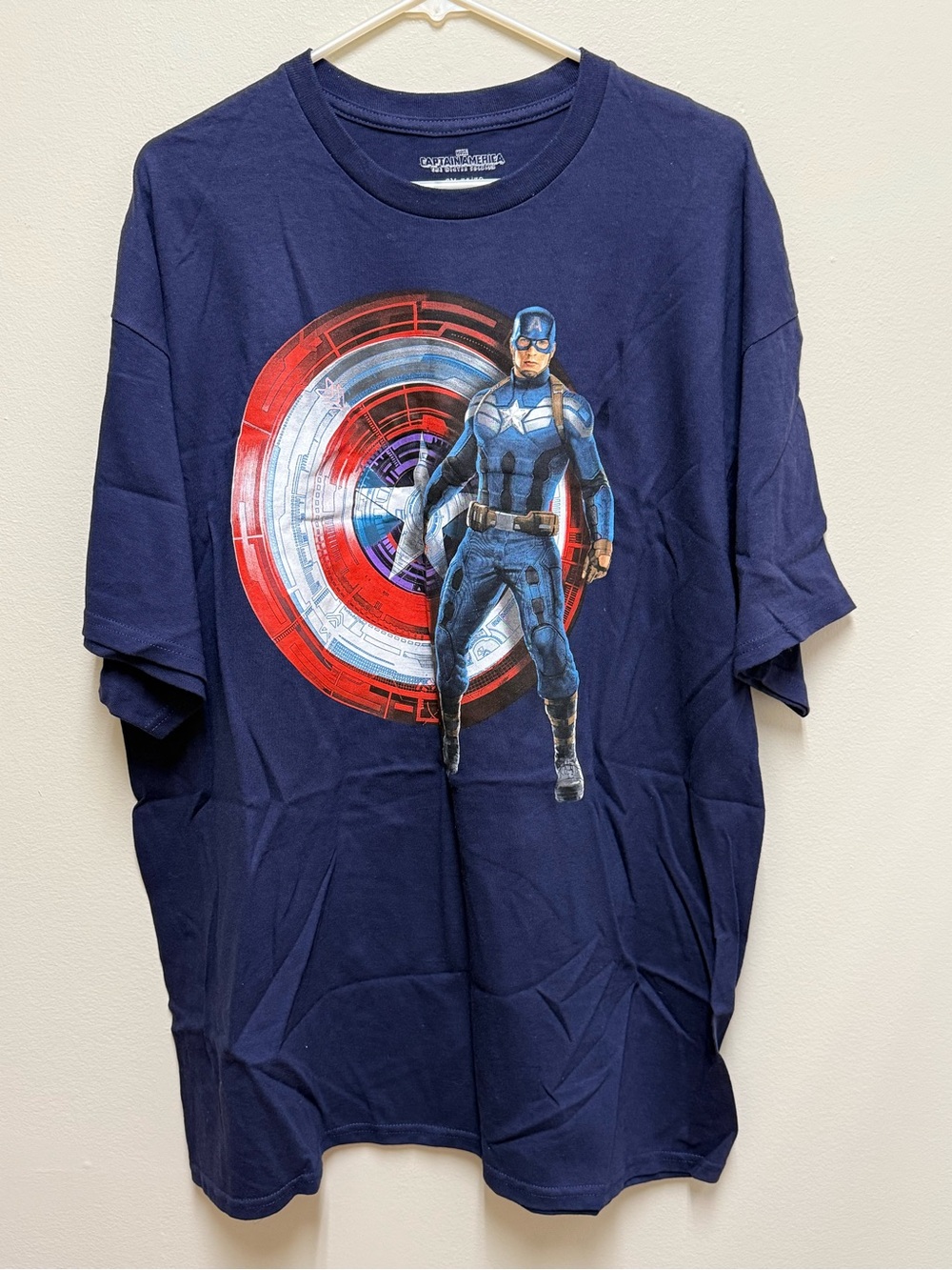 Captain America Winter Soldier Men’s 2X T-shirt